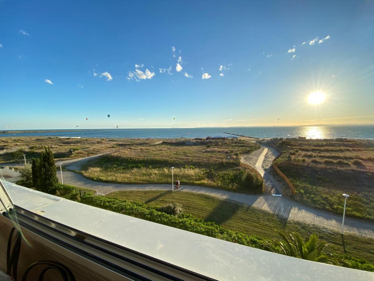 Studio Front De Mer Avec Vue Mer Panoramique ! Le Grau-du-Roi Exteriér fotografie