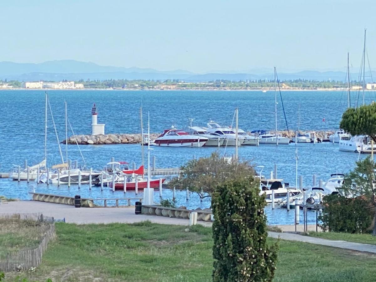 Studio Front De Mer Avec Vue Mer Panoramique ! Le Grau-du-Roi Exteriér fotografie